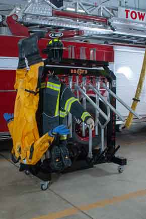 4-Place Dryer with turnout gear